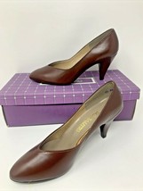 Socialites Heels Size 6-1/2 B Brown Women&#39;s Shoes 3&quot; Heel - £22.35 GBP