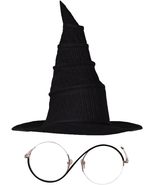 Wicked Witch Elphaba Hat Glasses Round Metal Frame Eyeglasses - $29.99