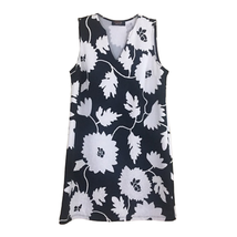 Renee C. Womens Floral Midi Dress Size Small Sleeveless Stretch USA Made - £15.52 GBP
