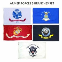 Wholesale Set 3x5FT 5 Branches American USA Military Set Flags Banners V... - $36.00