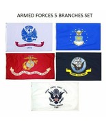 Wholesale Set 3x5FT 5 Branches American USA Military Set Flags Banners V... - £27.04 GBP