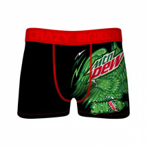 Crazy Boxers Mountain Dew Logo and Eagle Boxer Briefs Black - £13.53 GBP