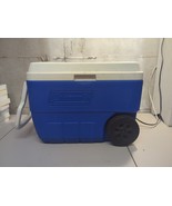Coleman Wheeled Cooler 5850 Blue Large - $110.40 CAD