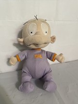 Vtg Rugrats Baby Dil Pickles Plush Stuffed Soft 12” Doll. Purple Orange. - £11.41 GBP