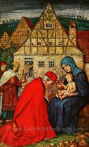 The Adoration of the Magi – by Matthias Schiessl – 4 Sizes – Catholic Art Print - £10.04 GBP+