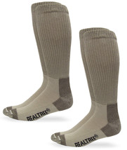 Realtree AP Mens Outdoor Non-Binding Lightweight Tall Boot Crew Socks 2 Pair - £12.77 GBP