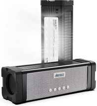 ABFOCE Solar Bluetooth Speaker,IPX7 Waterproof Speaker 20W Rich Bass,with, Black - £73.88 GBP