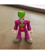 DC Super Friends THE JOKER 3&quot; Figure Imaginext Fisher-Price Hero Boy Toy - $3.96