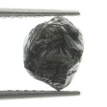 Translucent Raw 2.01 Carat Loose Rough Natural Diamond Raw Black Color - £25.39 GBP