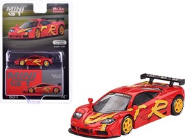 McLaren F1 GTR Red With Yellow Graphics 1996 Presentation Limited Edition To Car - £25.90 GBP