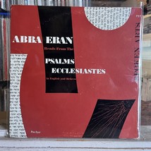 [RADIO/SPOKEN Word]~Vg+ Lp~Abba Eban~Reads From The Psalms Ecclesiastes~[1960~SP - £7.22 GBP