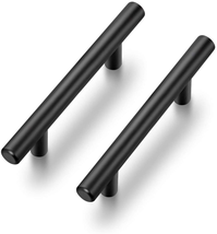 Ravinte 30 Pack | 5 Inch Cabinet Pulls Matte Black Stainless Steel Kitch... - £31.55 GBP