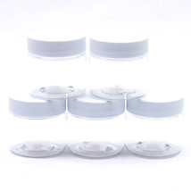 5 Lot Crystal Clear PLASTIC 1oz Sample JARS Round 1 ounce=29.5 mL Jar 1.... - $18.31