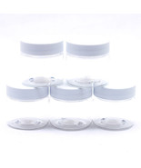5 Lot Crystal Clear PLASTIC 1oz Sample JARS Round 1 ounce=29.5 mL Jar 1.... - $341.01 MXN