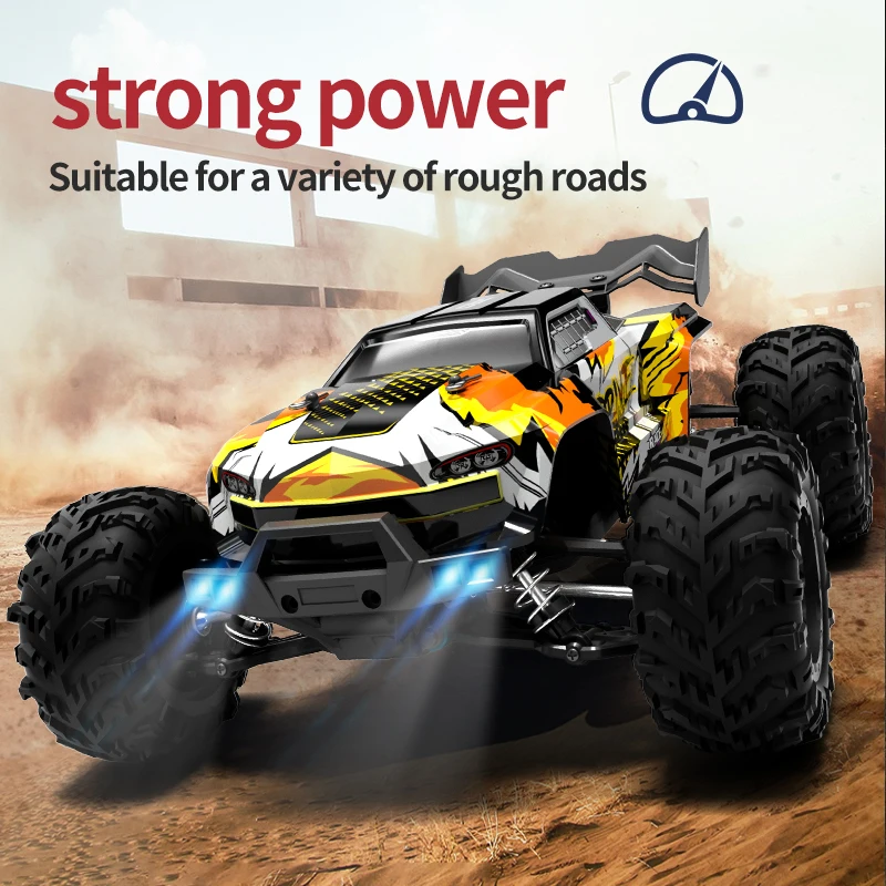 1:16 70KM/H Or 50KM/H 4WD RC Car With LED Remote Control Cars High Speed Drift - £76.01 GBP+