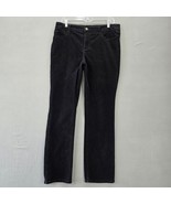 St. John&#39;s Bay Black Pants Stretch Velvety Straight Leg Chino Womens Siz... - $243.09 MXN