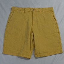 Gap 34 x 10&quot; Yellow Stretch Chino Shorts - £11.96 GBP