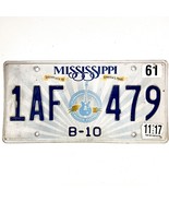 2017 United States Mississippi B-10 Truck License Plate 1AF 479 - $18.80