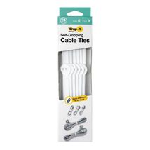 Wrap-It Cable Ties 6" & 9" White 24pk Self-Gripping Cable Management - $184.35 MXN Wrap-It Cable Ties 6" & 9" White 24pk Self-Gripping Cable Management - $184.35 MXN