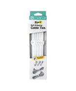 Wrap-It Cable Ties 6&quot; &amp; 9&quot; White 24pk Self-Gripping Cable Management - €8,60 EUR