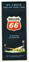 Phillips 66 St Louis Street and Vicinity Maps 1964 H M Gousha  Petroleum  - £9.32 GBP