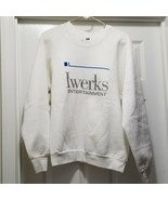 Vintage 80s Iwerks Entertainment Pre Disney White Sweatshirt Sz Mens L - $51.90