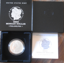 2023-P Morgan Silver Dollar. Fresh From the Mint. In Hand Ready to Ship!!!!!!! - £66.02 GBP