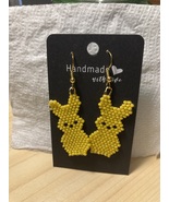 Cute Hand Threaded Yellow Peeps - So Cute - Free Shipping - $30.01 CAD