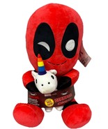 Kidrobot Marvel Deadpool w/ Unicorn Hug Me Shake Action Plush 16&quot; NWT - $25.00 CAD