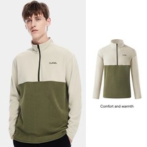  CAMEL Men&#39;s Jackets Polar Plus Soft Casual Fleece Jacket for Men Autumn Winter  - £99.69 GBP
