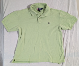 Chaps By Ralph Lauren Green Men&#39;s Large Polo T-SHIRT Fashion Wear Designer Shirt - £15.63 GBP