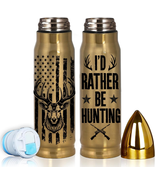 Hunting Gifts for Men - Hunting Bullet Tumbler American Flag 17Oz Tumble... - £27.49 GBP