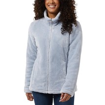 32 Degrees Full Zip Front Plush Faux Fur Jacket Blue Women&#39;s Sz M NWT - $399.85 MXN
