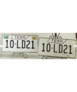 1975 1976 Pair Of Tennessee License Plates 10 LD21 - $32.00