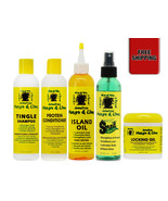 Jamaican Mango&amp;Lime Shampoo Conditioner Sproil Spray&amp;Island Oil Locking ... - £38.98 GBP