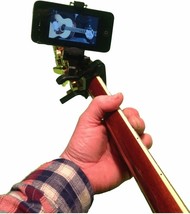 Smart-Po Smartphone Guitar Capo | Headstock Neck Clamp | Cell Phone Holder Aid - £30.33 GBP