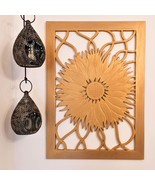 Carved Wooden Wall Art - Decorative Mandala Yoga Distressed Eco Panel He... - $4,360.81 MXN