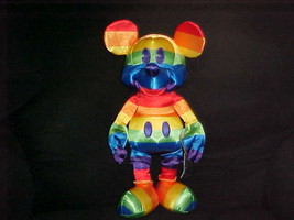 15&quot; Rainbow Gay Mickey Mouse Plush Toy With Tags From The Disney Store - £46.70 GBP