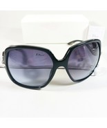 Christian Dior Volute 1 Black/Smoke Translucent Silver Details Sunglasse... - $143.60 CAD