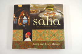 Saha A Chef&#39;s Journey Thru Lebanon &amp; Syria Cookbook Greg &amp; Lucy Malouf SIGNED - £21.70 GBP