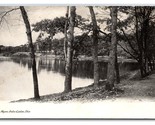 Shore of Myers Lake Canton Ohio OH UNP Murray Jordan UDB Postcard O18 - $3.91