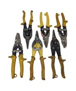 6 Straight Cut Tin Snips USA Wiss Metal Cutting Yellow Shears - €33,93 EUR
