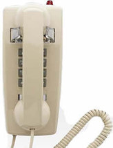 Scitec 2554W MW Wall Phone with Speaker &amp; Cordless Handset, White - $83.99