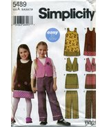 Simplicity Sewing Pattern 5489 Child Separates, A (3-4-5-6-7-8) - £5.53 GBP