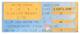 Zz Top Concert Ticket Stub January 14, 1991 Landover Maryland Washington Cc-
... - £27.75 GBP
