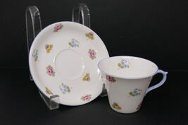 Shelley Fine Bone China England Vintage Rose Pansy Forget-Me-Not Cup &amp; S... - $39.99