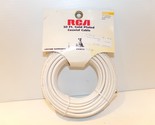 RCA 50 ft. Gold Plated Coaxial Cable VHW50 RG59U F Connectors - £14.59 GBP