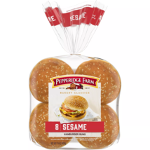 Pepperidge Farm Sesame Topped Hamburger Buns, 8 Count 15 oz. Bags 7161 - £24.89 GBP+