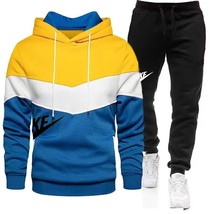 Nter blazer track tracksuit hoodies and black sweatpants high quality male dialy casual thumb200