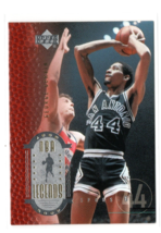 1999-00 Upper Deck Legends George Gervin #38 San Antonio Spurs NBA HOF NM - $1.95